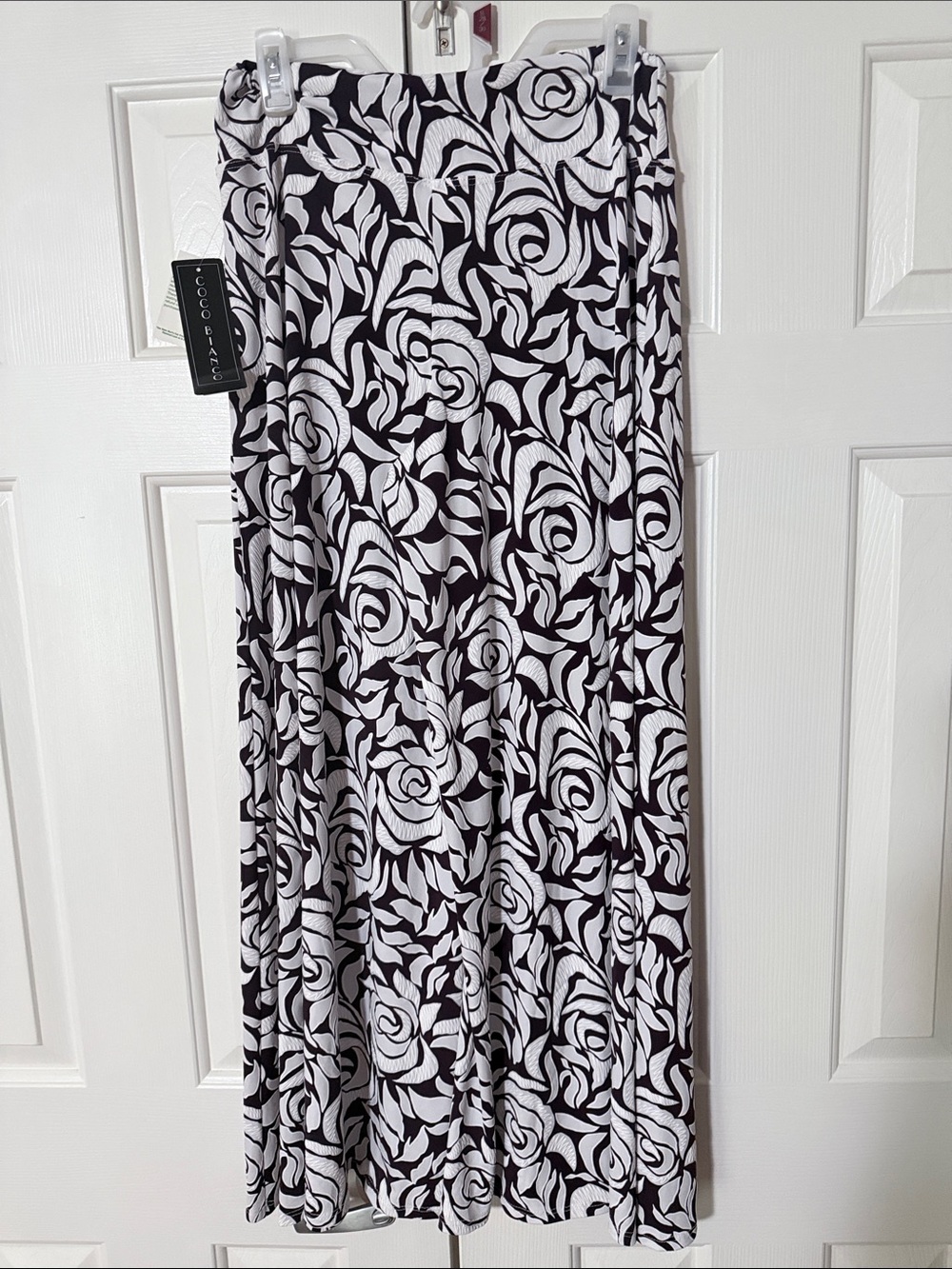 Deep Purple & White Floral Pants
